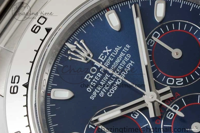 116509 on Best Edition Dial Daytona QF Bracelet SA4130 1:1 SS Blue 0112